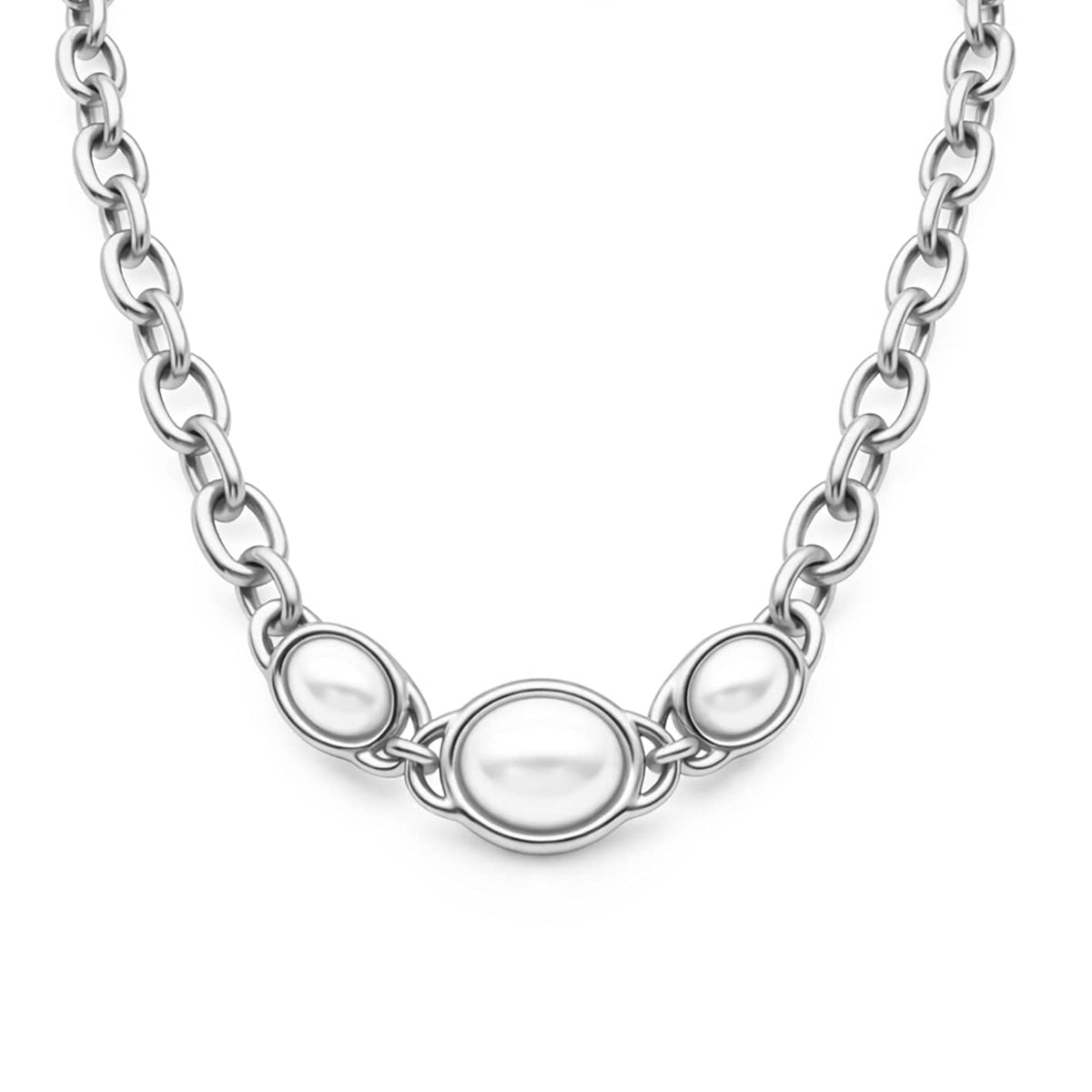 Bohomoon Stainless Steel Imogen Pearl Necklace