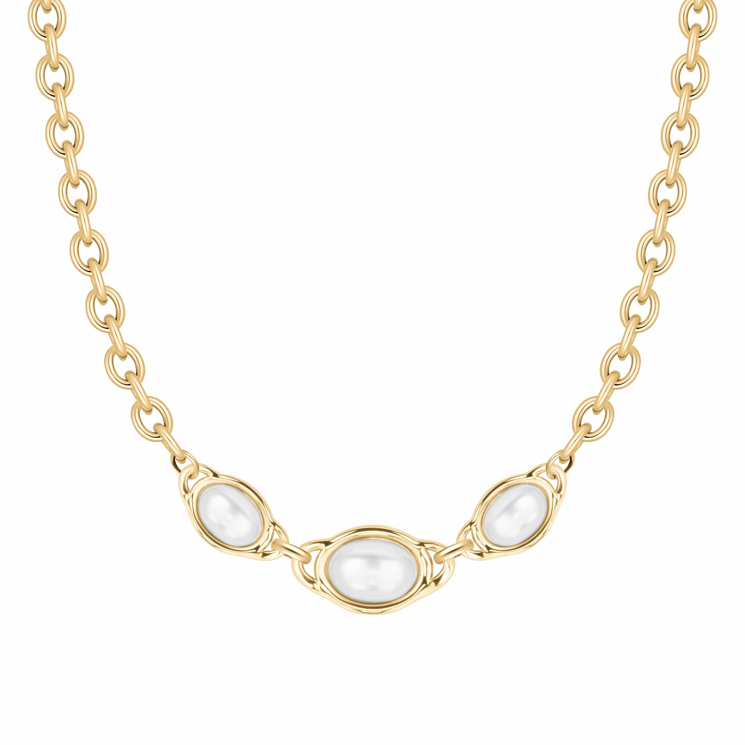 Bohomoon Stainless Steel Imogen Pearl Necklace