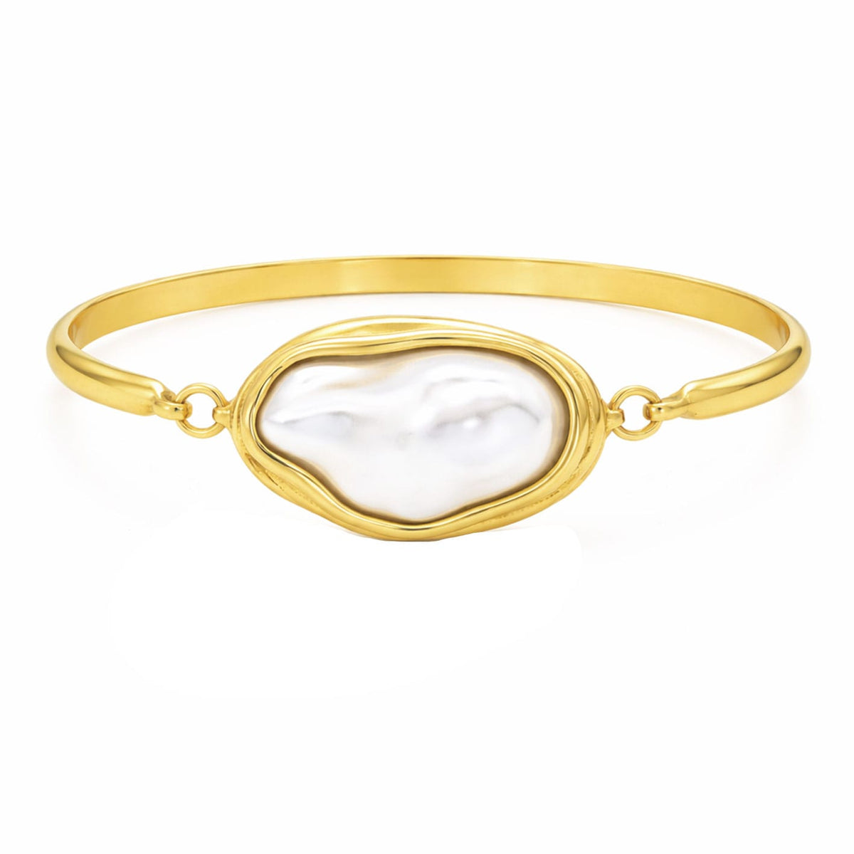 Bohomoon Stainless Steel Ines Pearl Bracelet