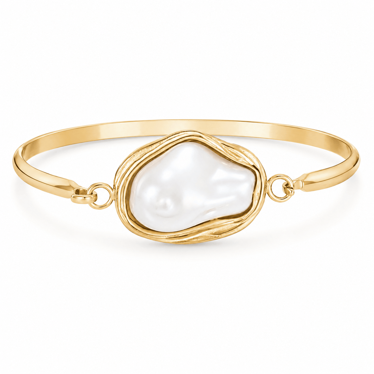 Bohomoon Stainless Steel Laurel Pearl Bracelet