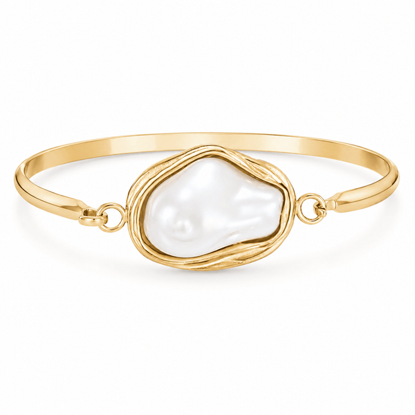 Bohomoon Stainless Steel Laurel Pearl Bracelet