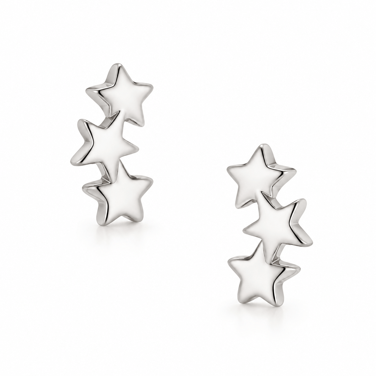 Bohomoon Stainless Steel Interstellar Star Stud Earrings