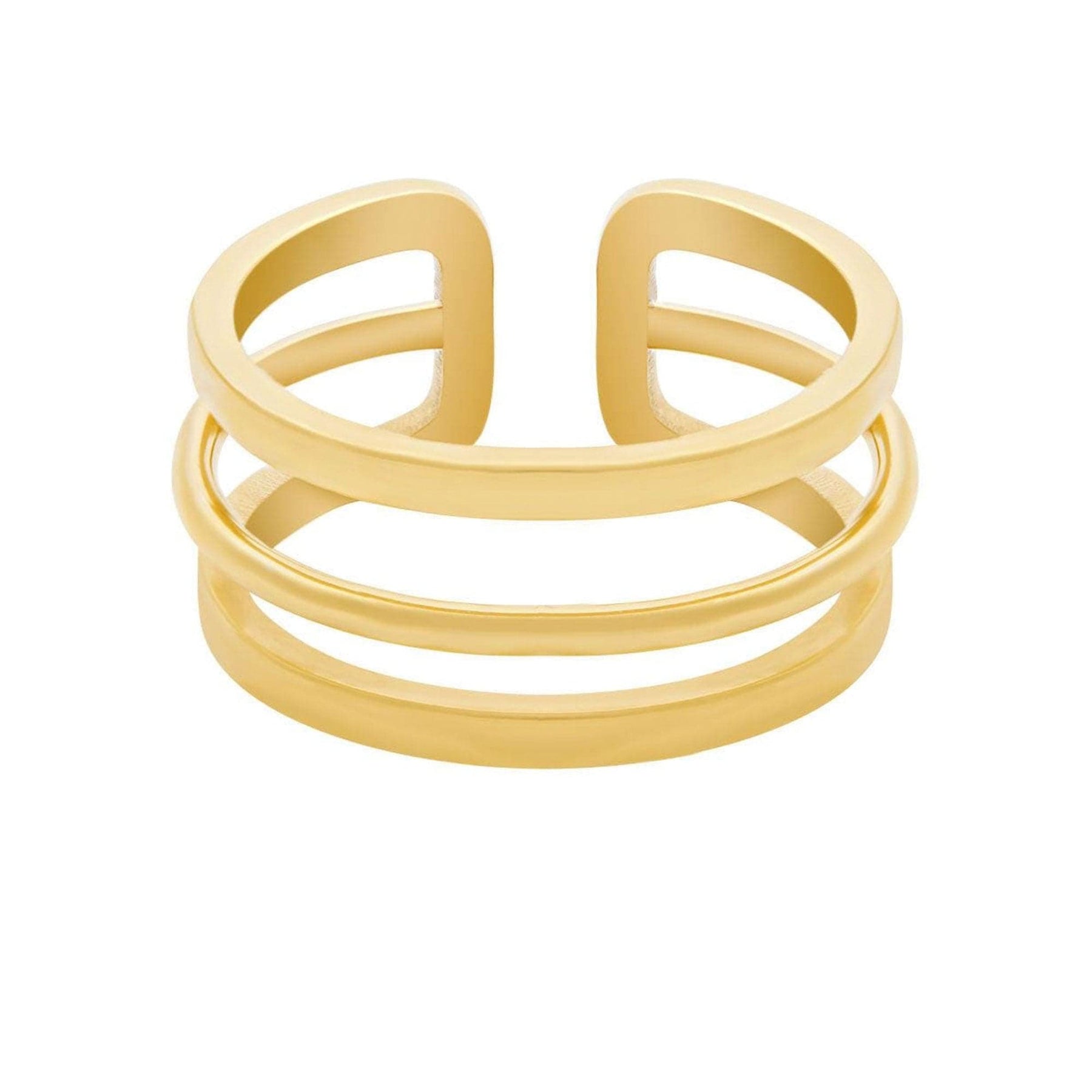 BohoMoon Stainless Steel Izzy Ring Gold / US 6 / UK L / EUR 51 (small)