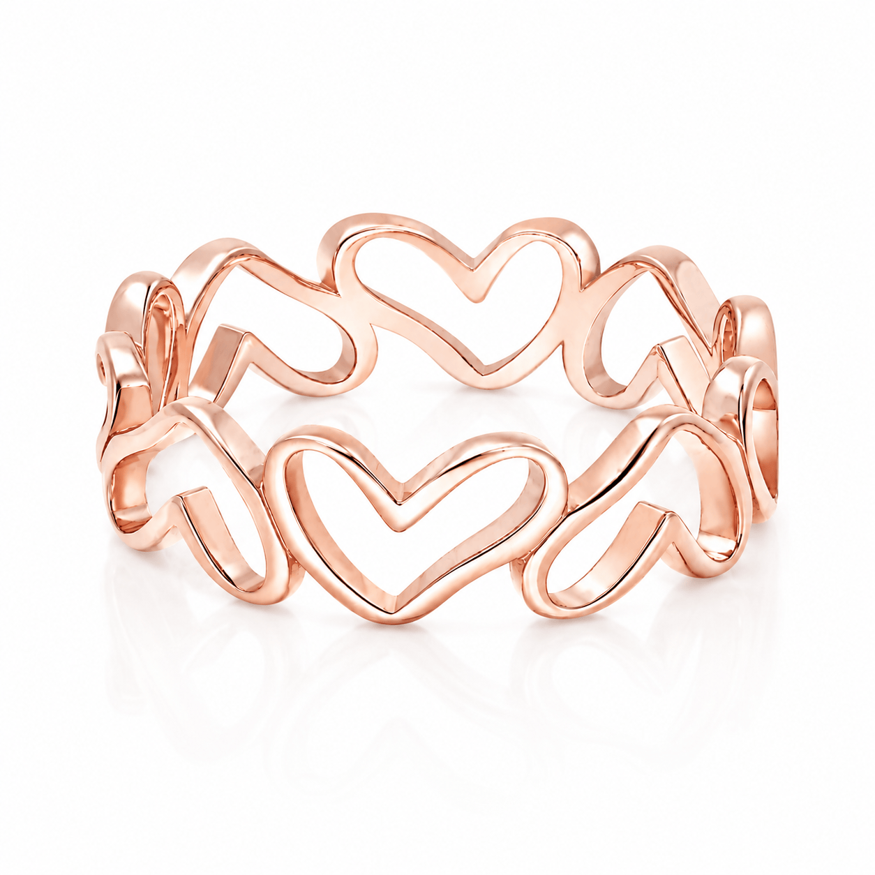 Bohomoon Stainless Steel J'adore Heart Ring