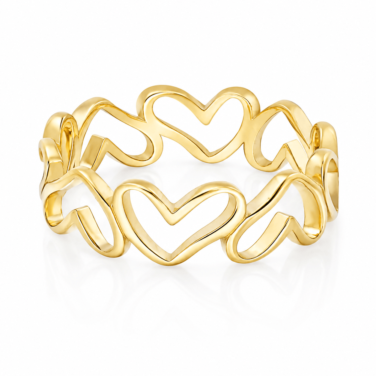 Bohomoon Stainless Steel J'adore Heart Ring