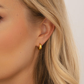 Bohomoon Stainless Steel Jacy Hoop Earrings