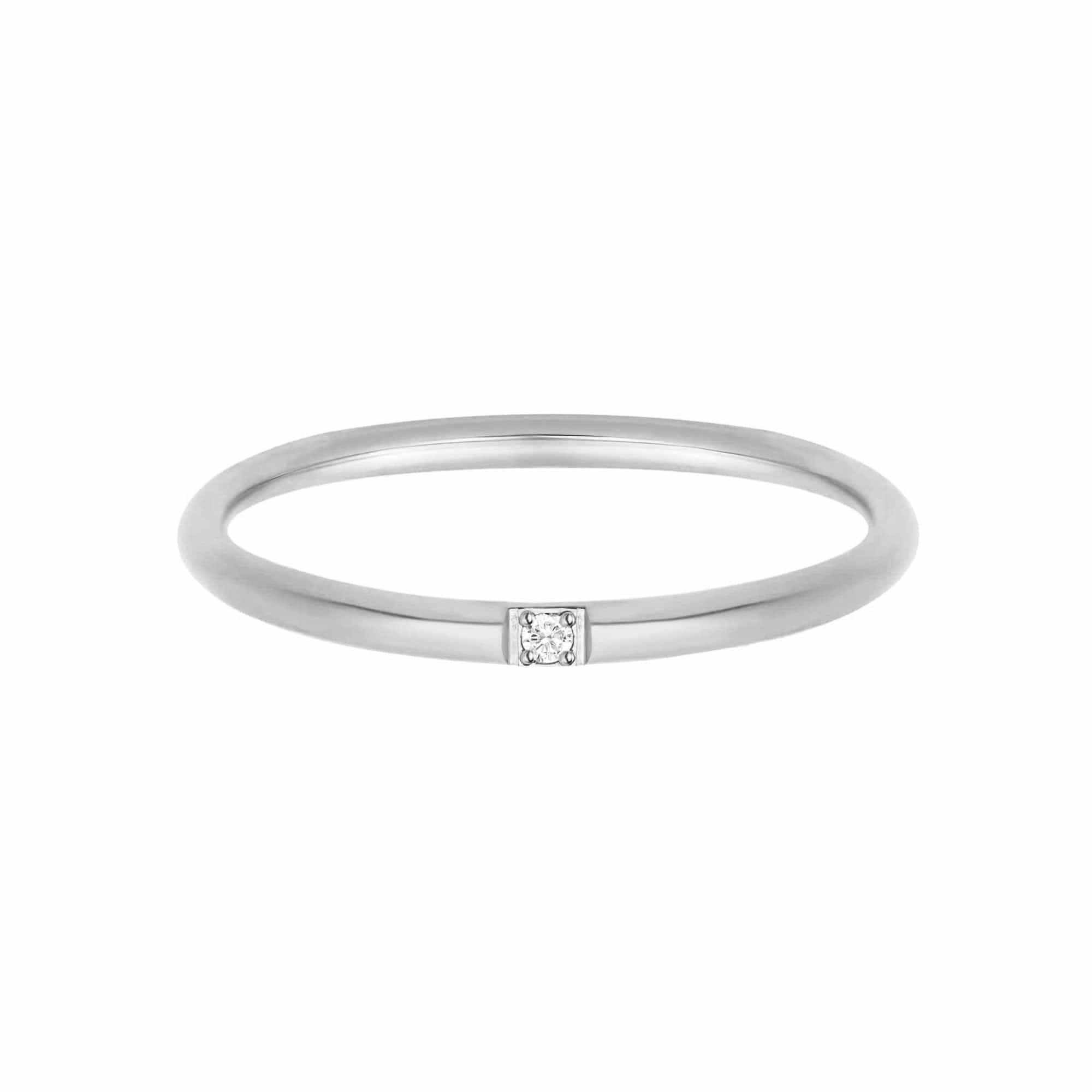 BohoMoon Stainless Steel Jane Ring Silver / US 5 / UK J / EUR 49 (x small)