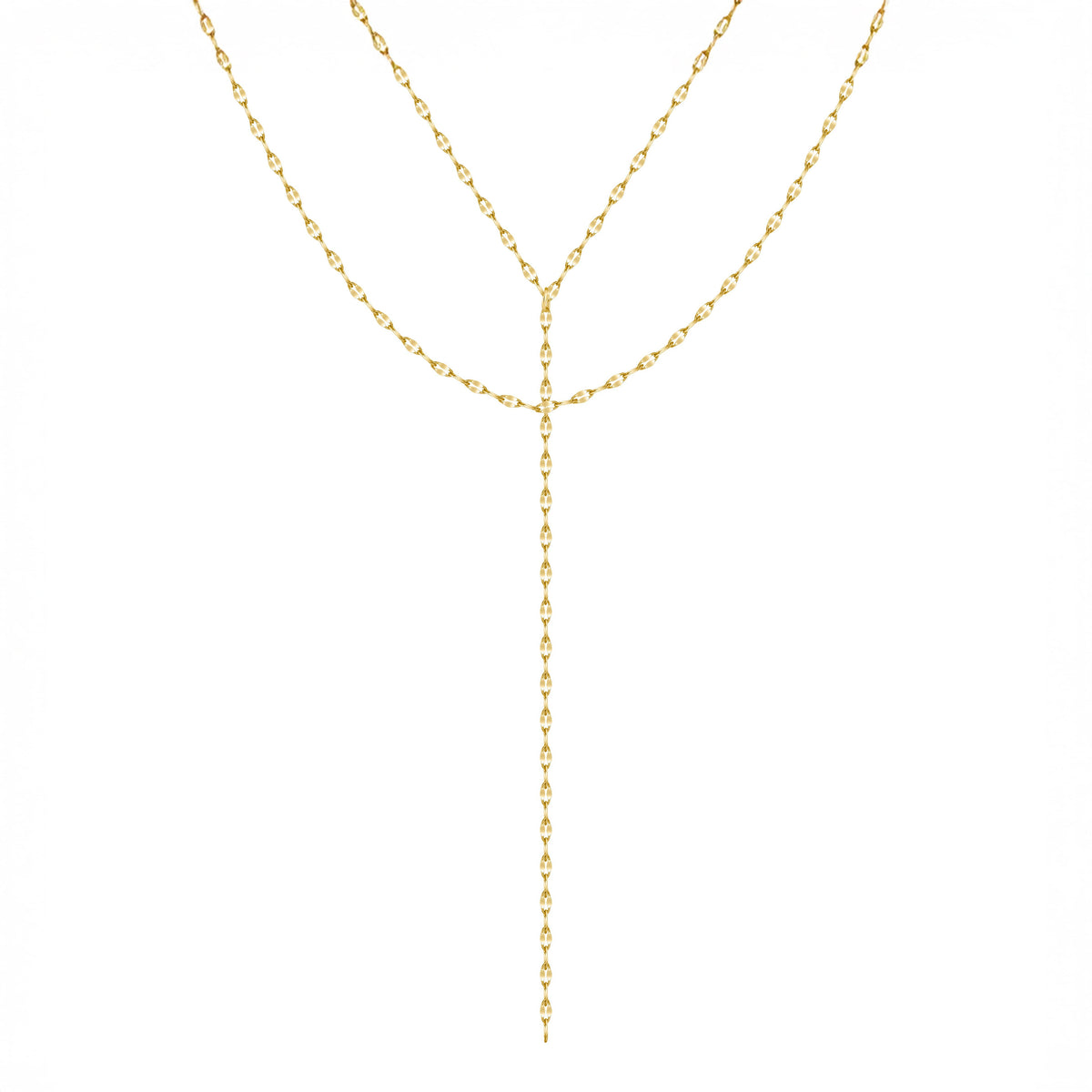 Bohomoon Stainless Steel Jordana Layered Lariat Necklace