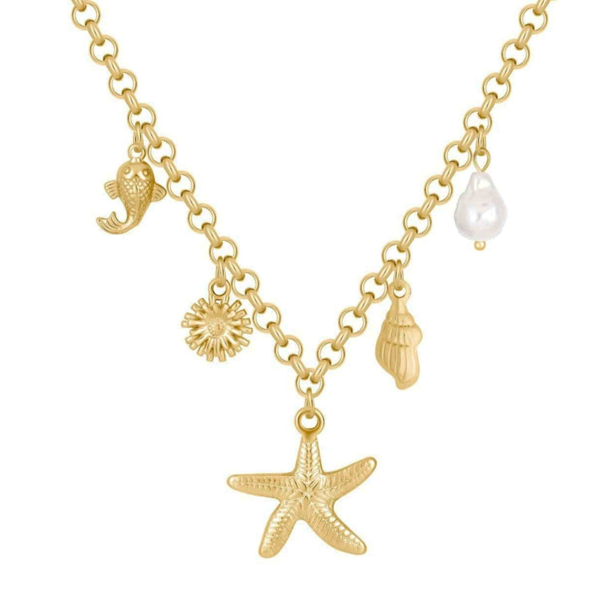 Bohomoon Stainless Steel Karlie Charm Necklace