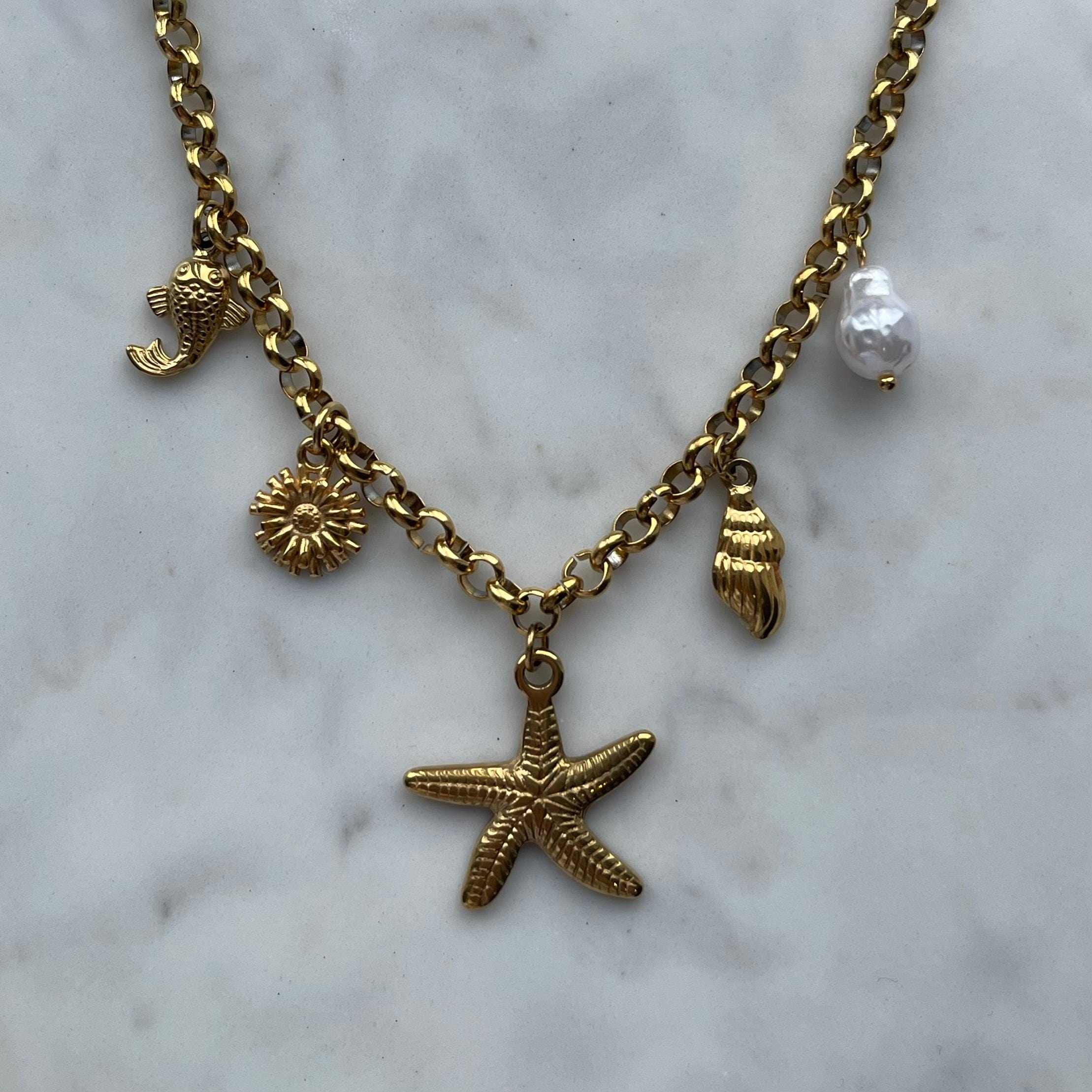 Bohomoon Stainless Steel Karlie Charm Necklace