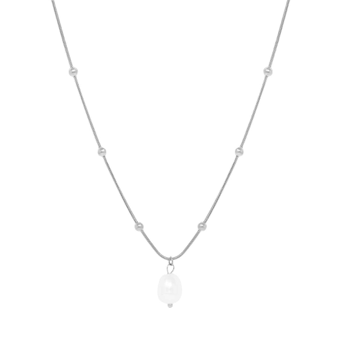 Bohomoon Stainless Steel Katia Pearl Necklace