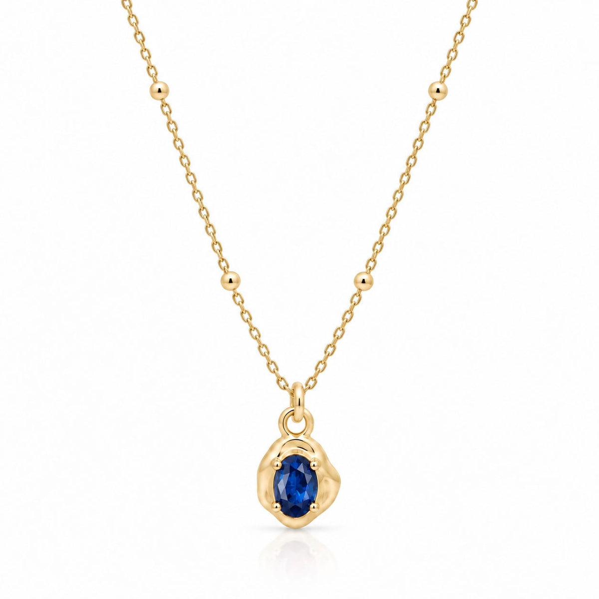 Bohomoon Stainless Steel Kaya Birthstone Necklace