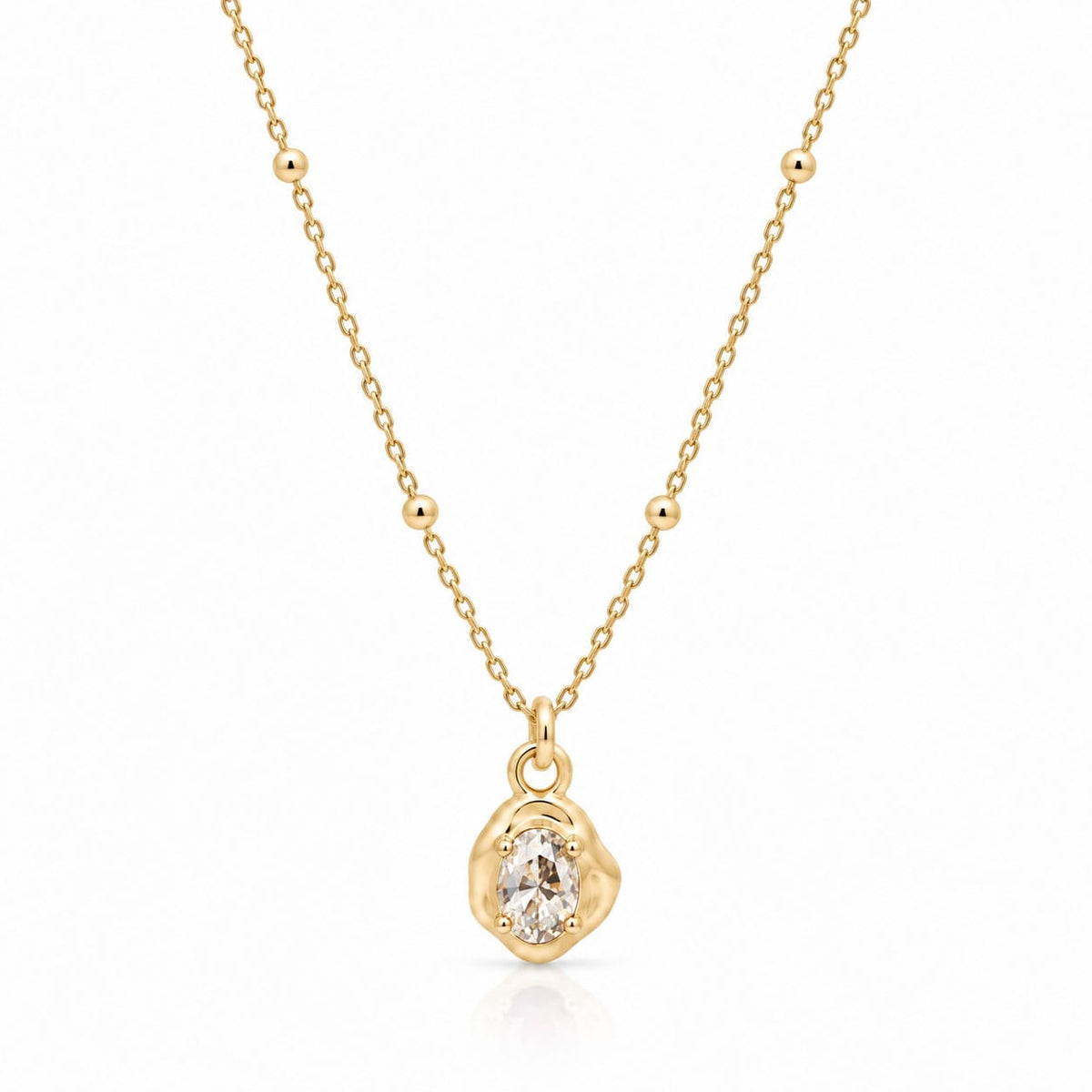 Bohomoon Stainless Steel Kaya Birthstone Necklace
