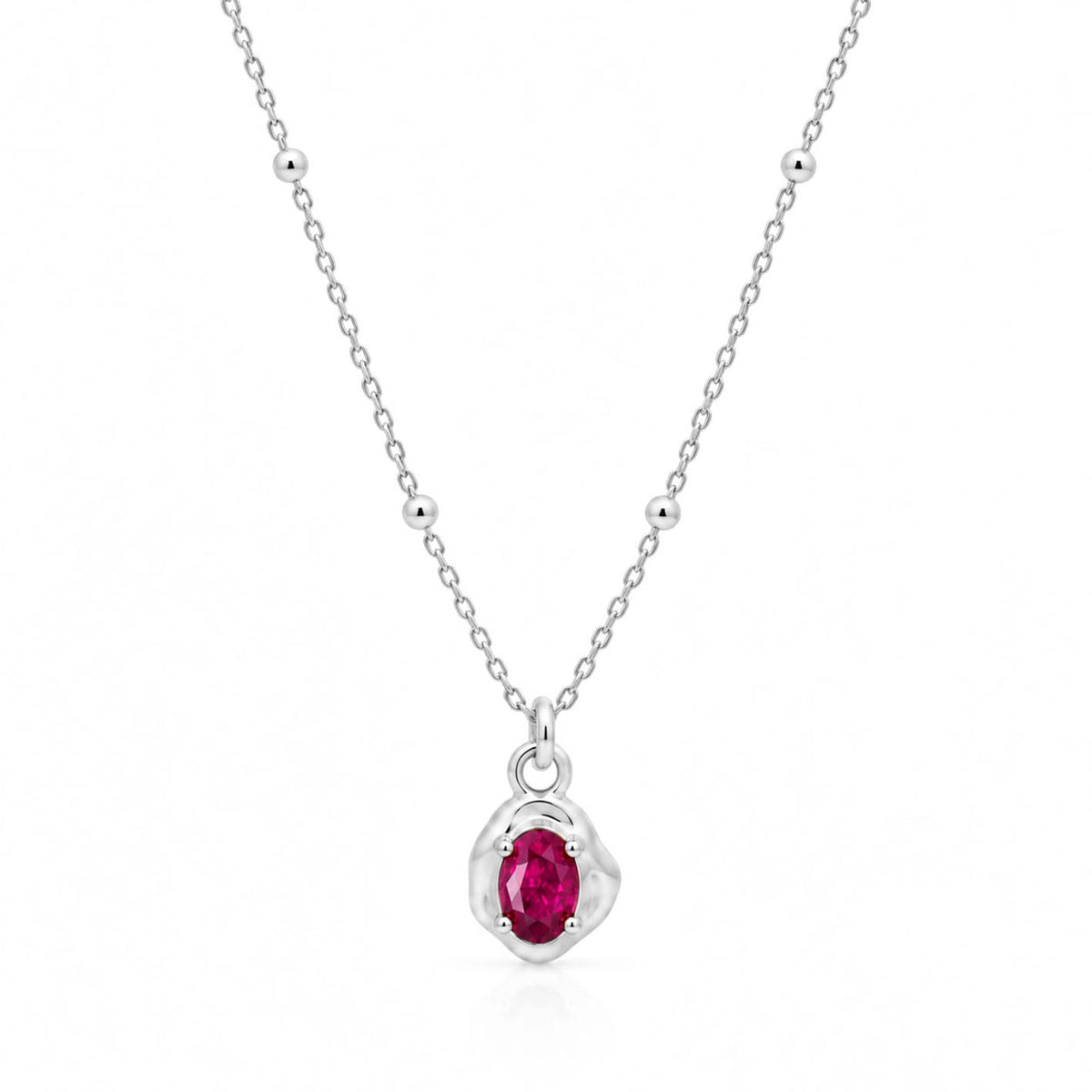 Bohomoon Stainless Steel Kaya Birthstone Necklace