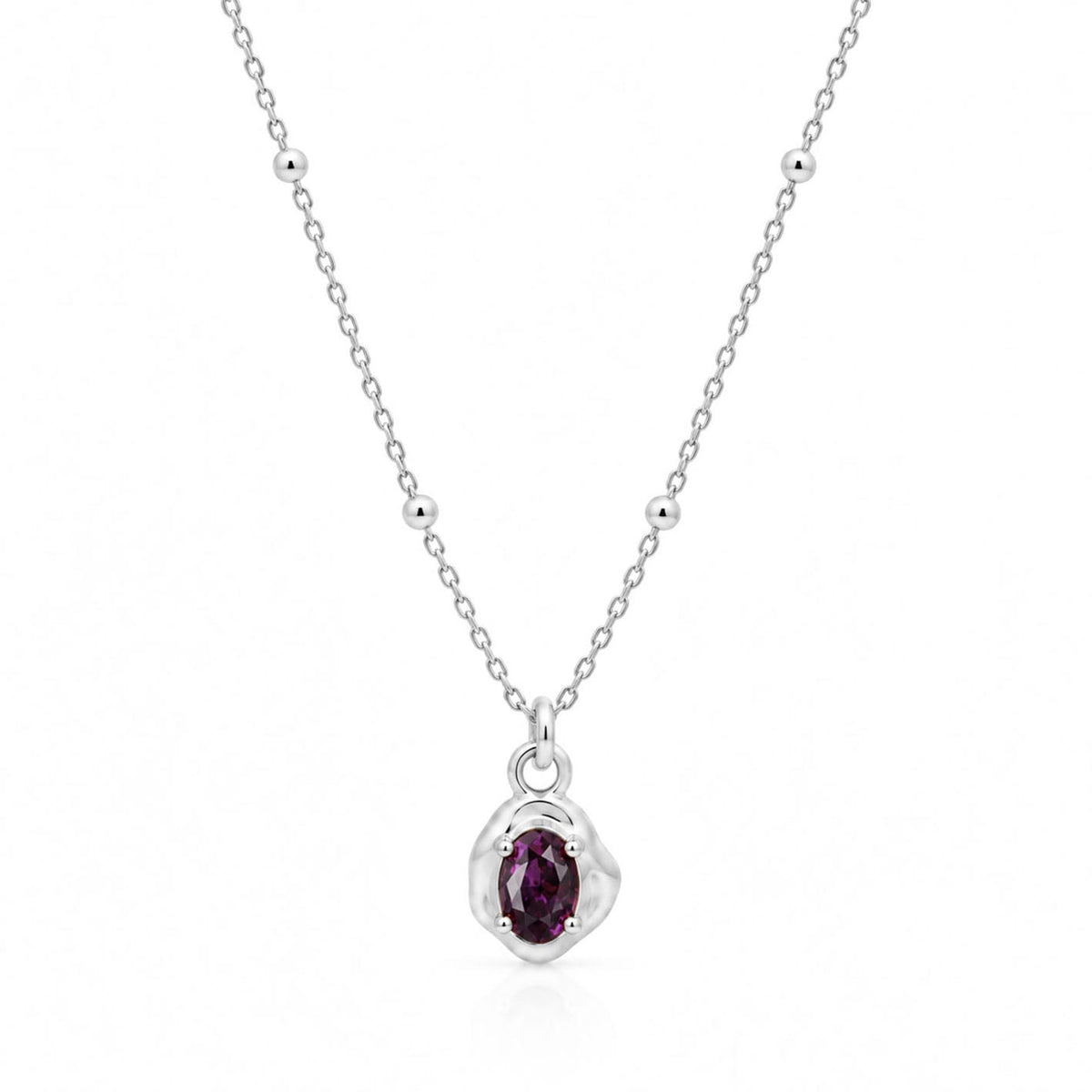 Bohomoon Stainless Steel Kaya Birthstone Necklace