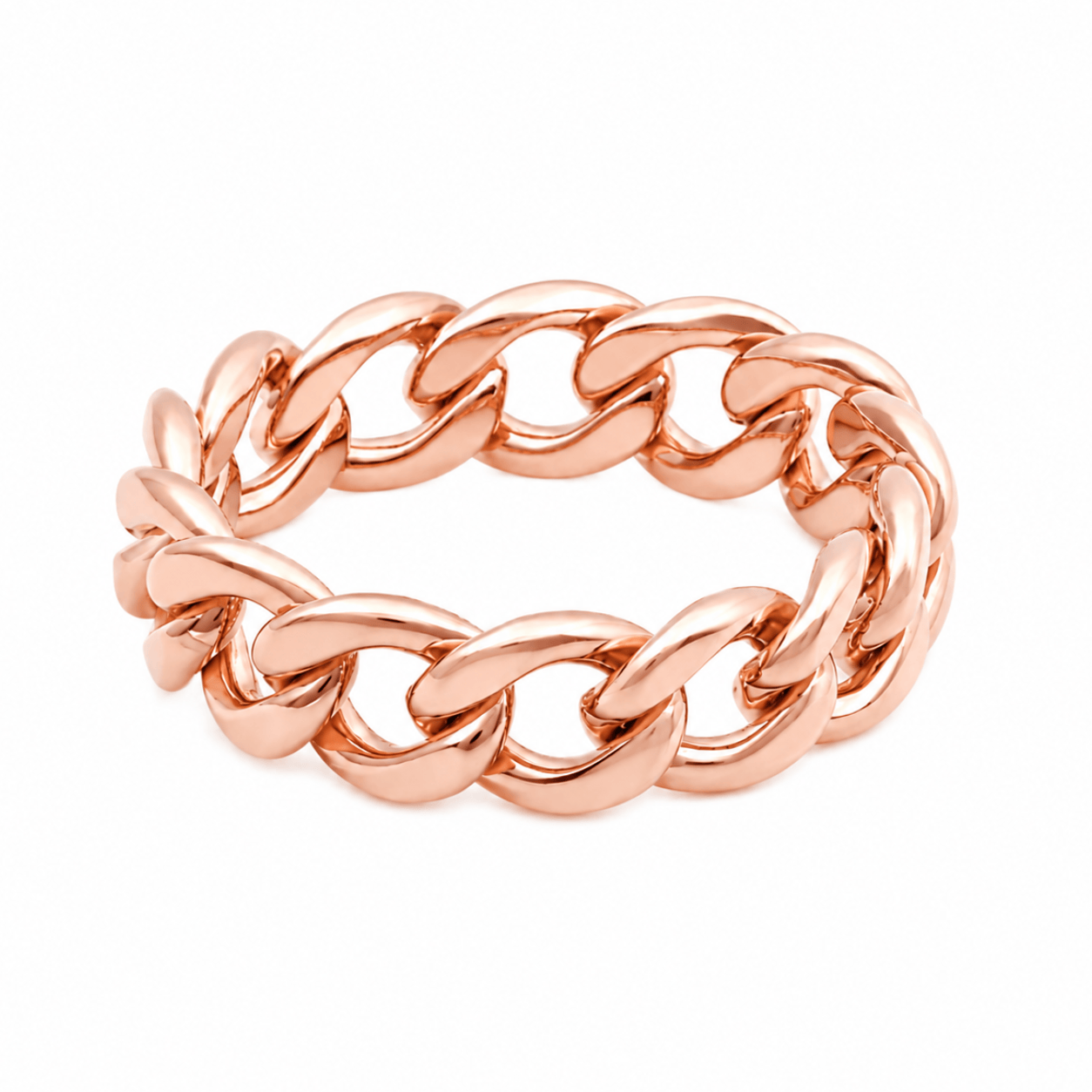 Bohomoon Stainless Steel Kenya Chain Ring