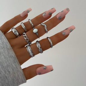 BohoMoon Stainless Steel Kenya Chain Ring