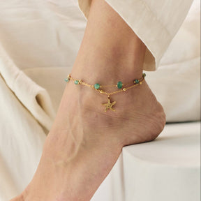 Bohomoon Stainless Steel Khloe Starfish Anklet