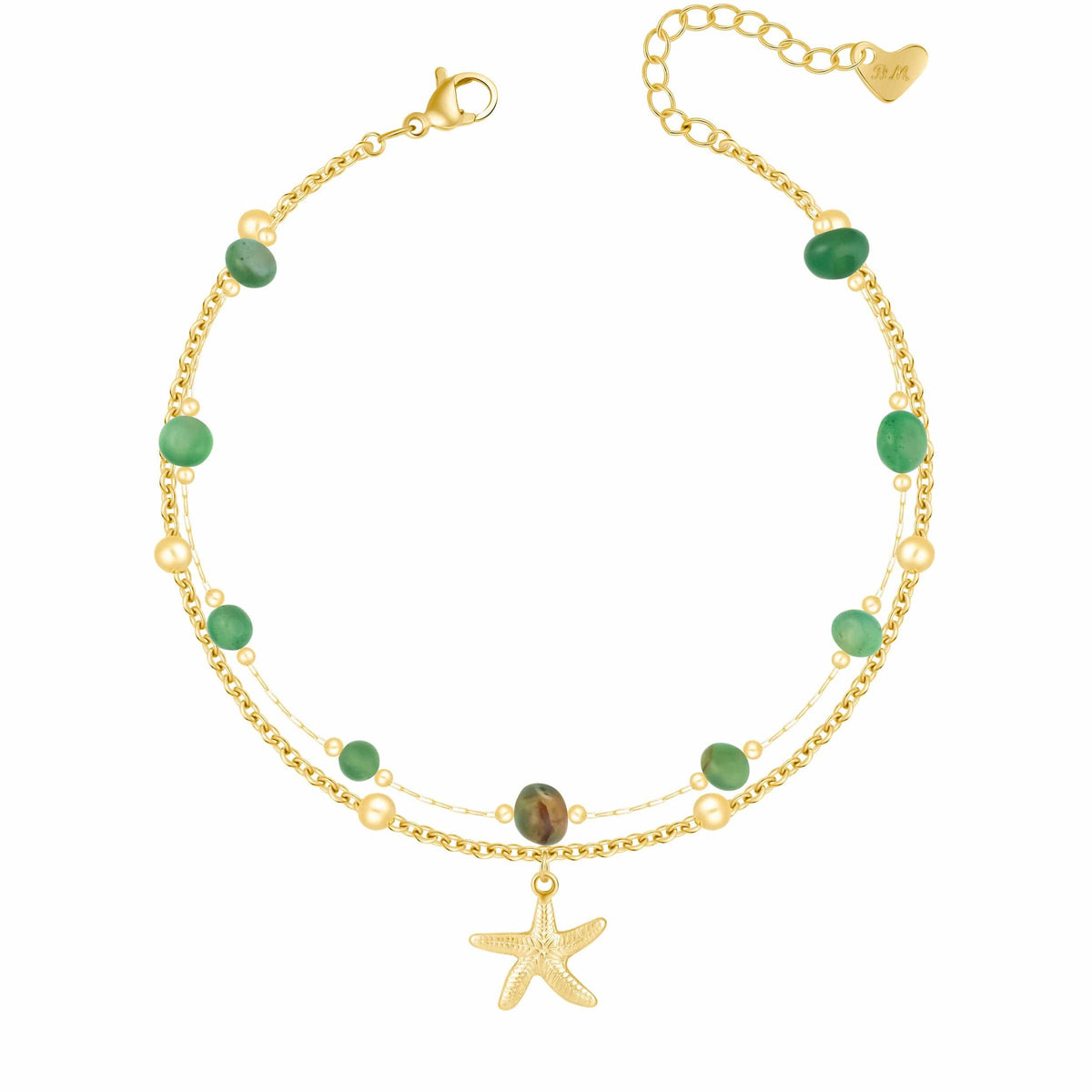 Bohomoon Stainless Steel Khloe Starfish Anklet