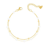 Bohomoon Stainless Steel Kimmie Pearl Bracelet