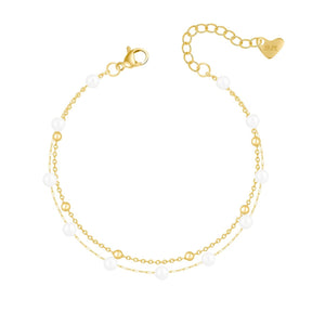 Bohomoon Stainless Steel Kimmie Pearl Bracelet