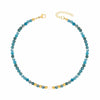 BohoMoon Stainless Steel Lake Pearl Anklet Gold