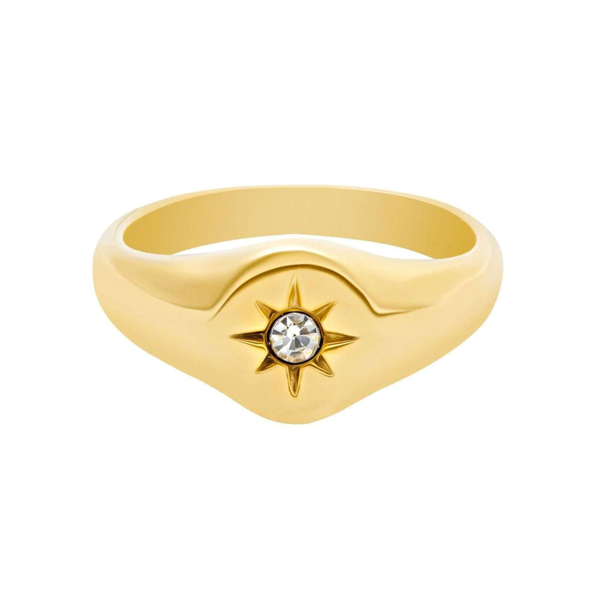 BohoMoon Stainless Steel Lara Ring Gold / US 6 / UK L / EUR 51 (small)