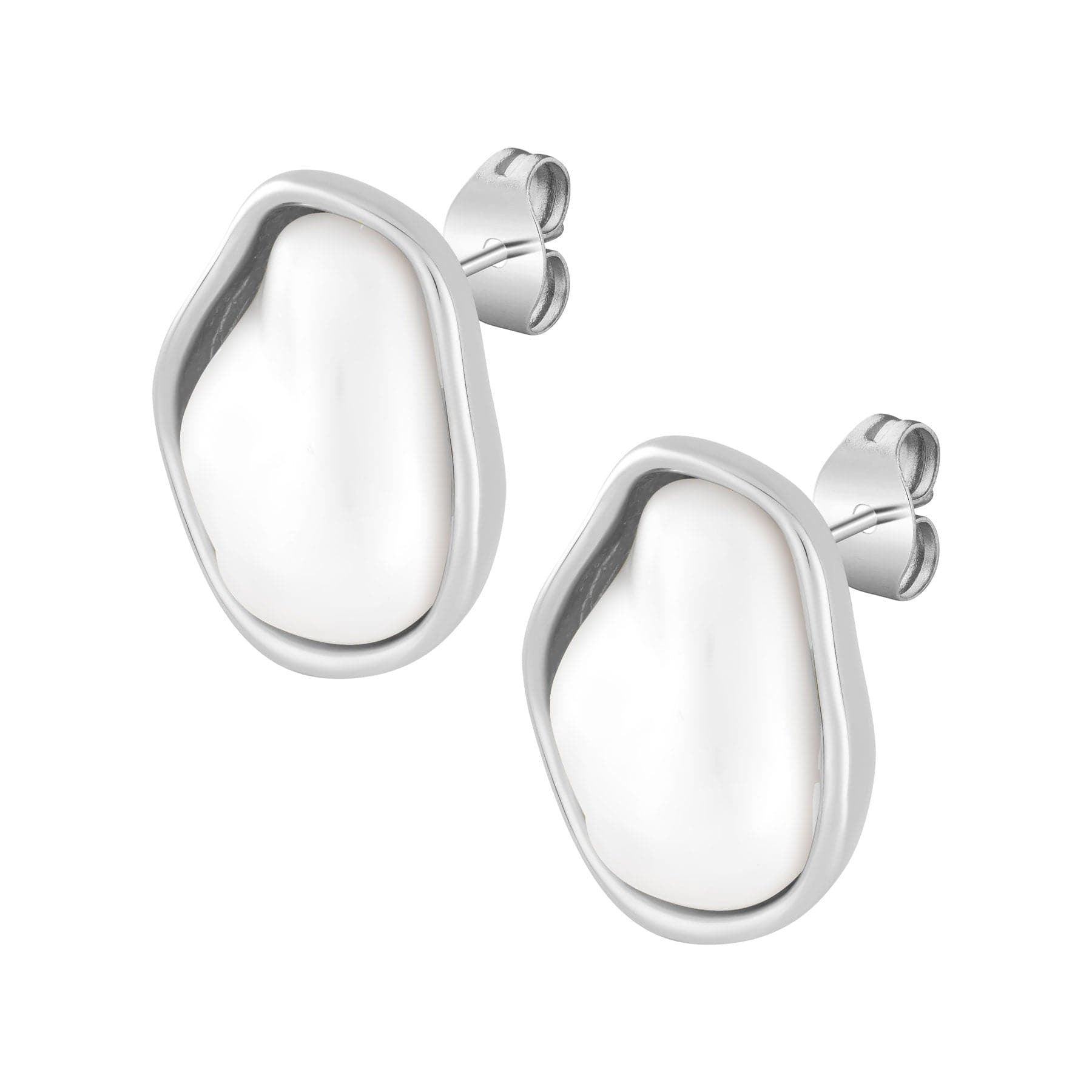 Bohomoon Stainless Steel Laurel Stud Earrings