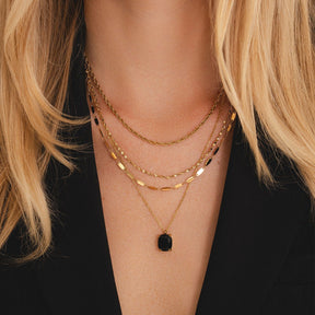 Bohomoon Stainless Steel Lennon Layered Necklace