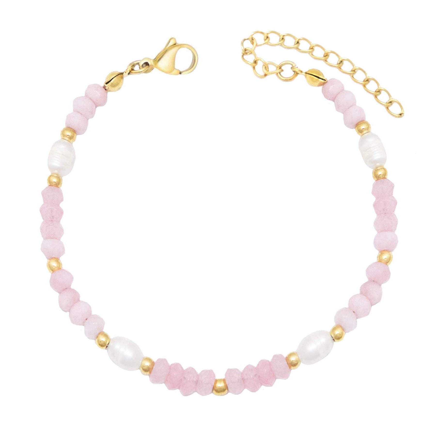 Bohomoon Stainless Steel Lila Pearl Bracelet