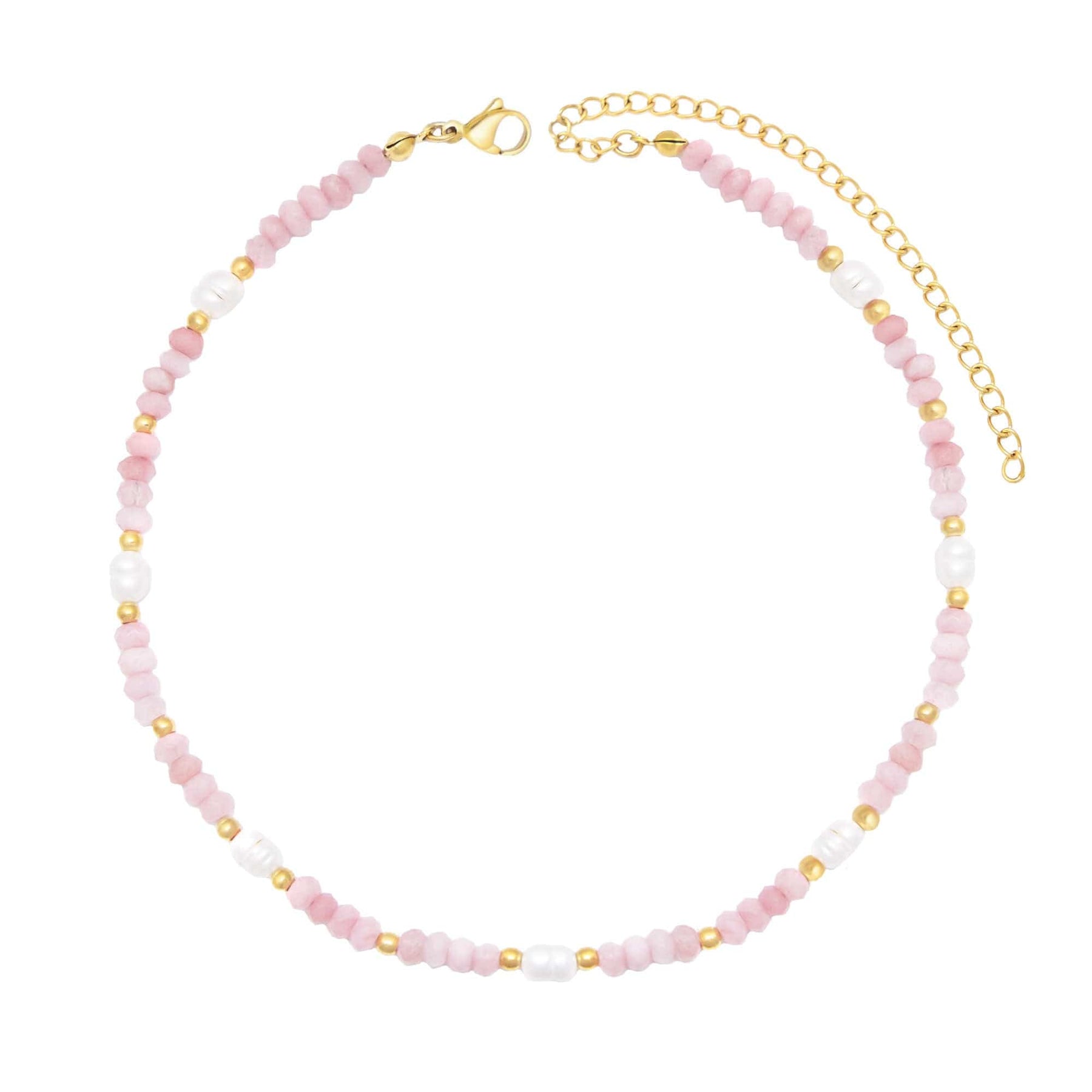 Bohomoon Stainless Steel Lila Pearl Choker