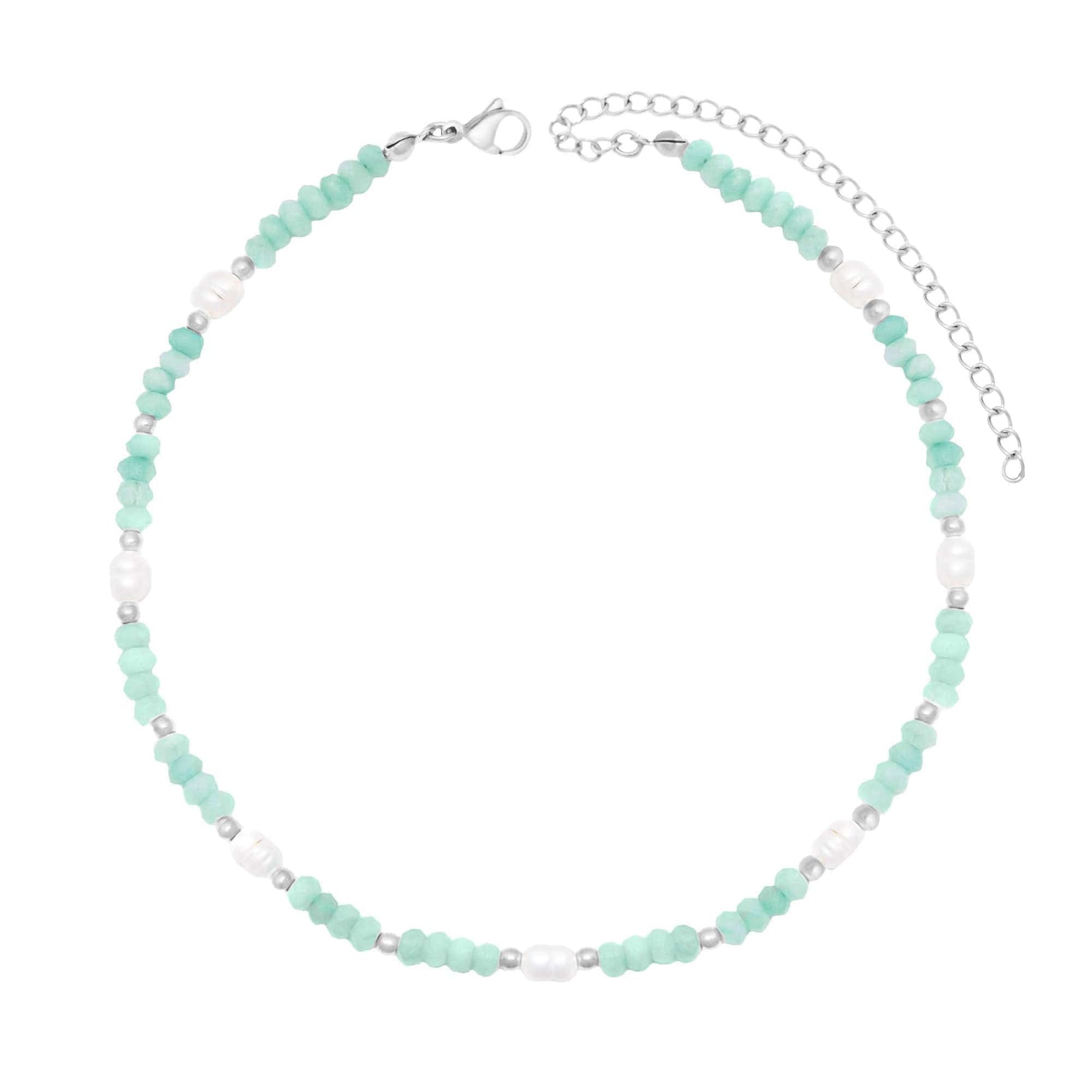 Bohomoon Stainless Steel Lila Pearl Choker