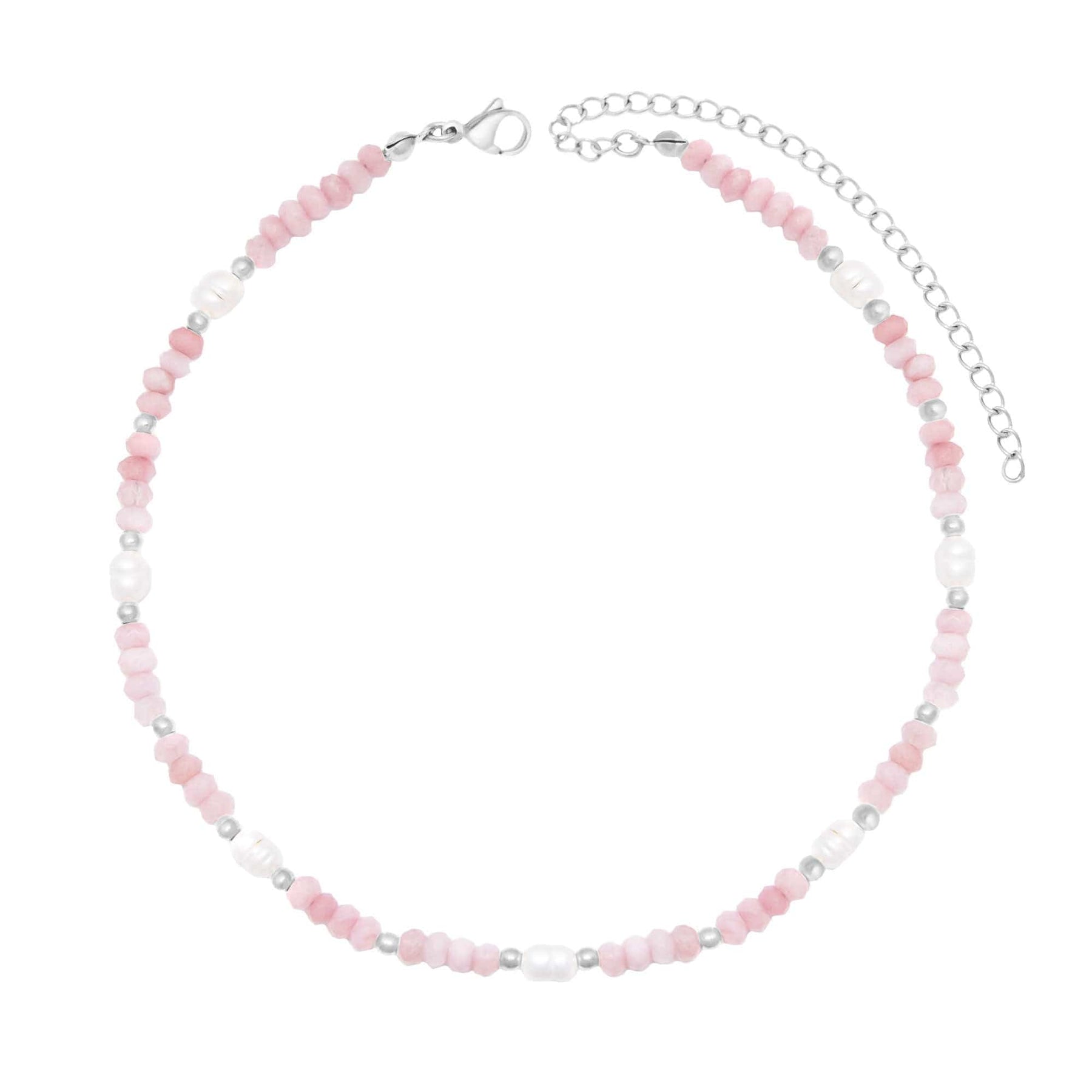 Bohomoon Stainless Steel Lila Pearl Choker