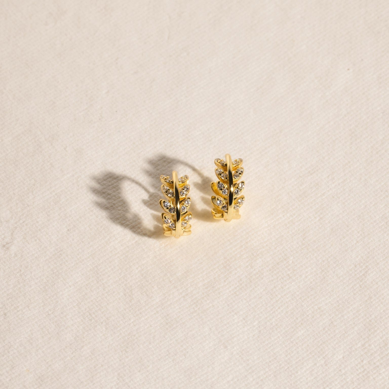 Bohomoon Stainless Steel Lily Hoop Earrings