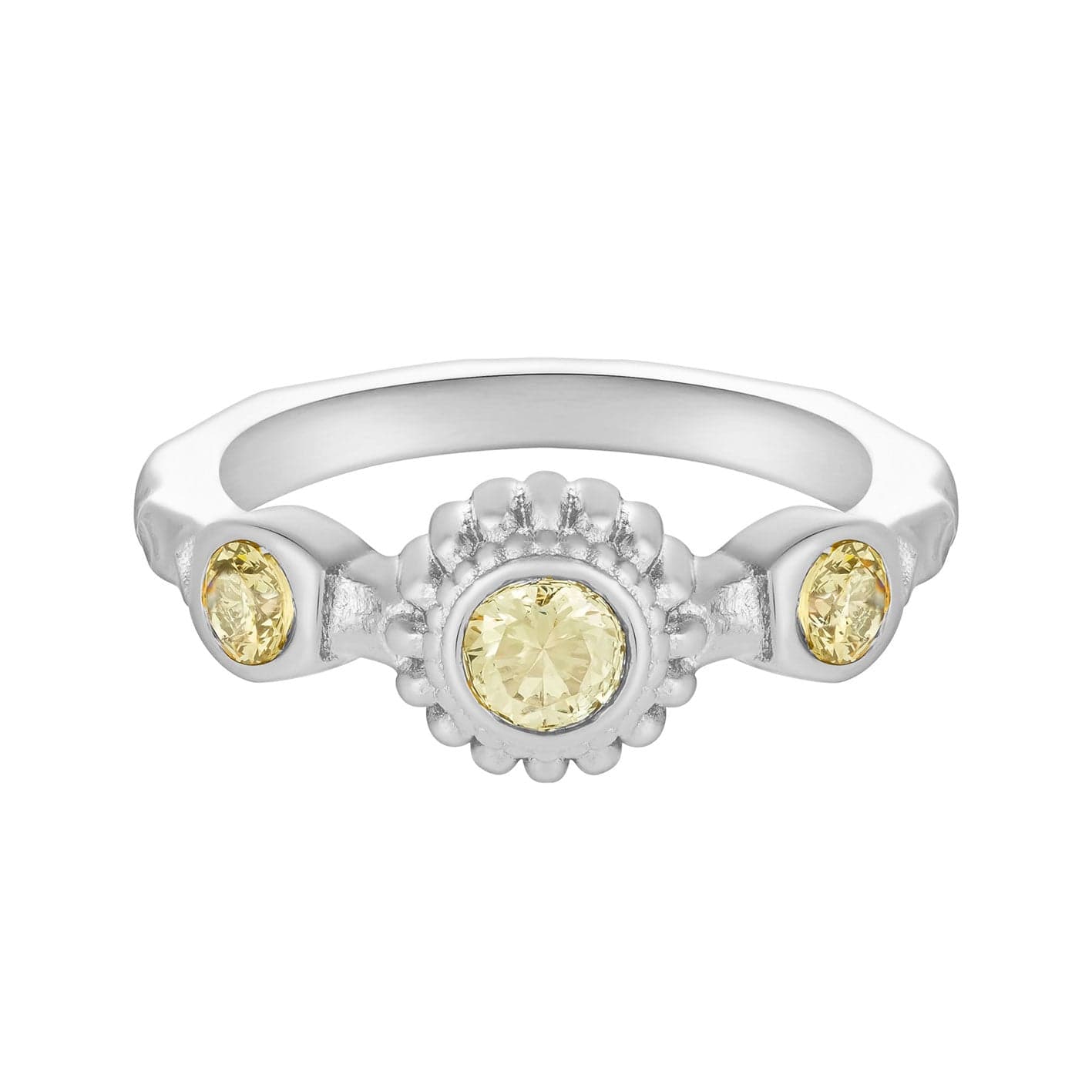 Bohomoon Stainless Steel Lime Ring