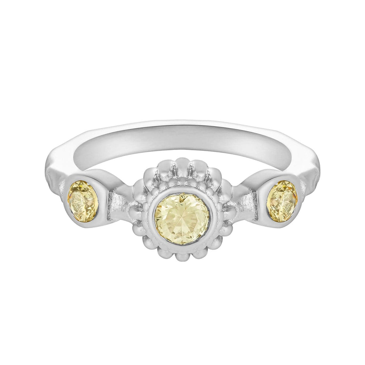 Bohomoon Stainless Steel Lime Ring