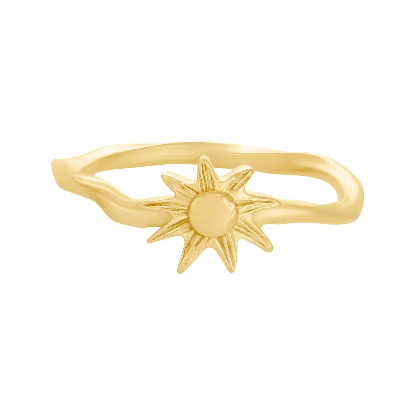 Bohomoon Stainless Steel Lisbon Sun Ring