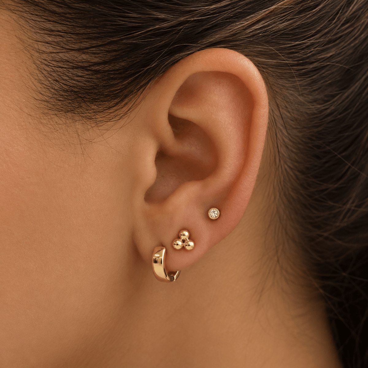 Bohomoon Stainless Steel Liza Stud Earrings