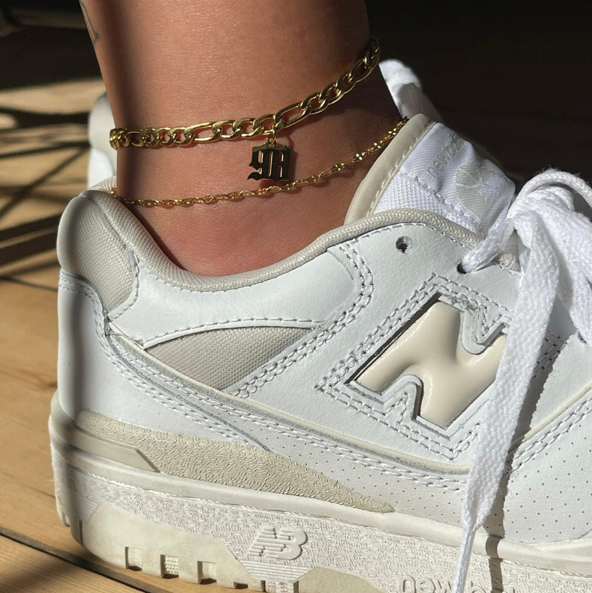 BohoMoon Stainless Steel Lois Anklet Gold