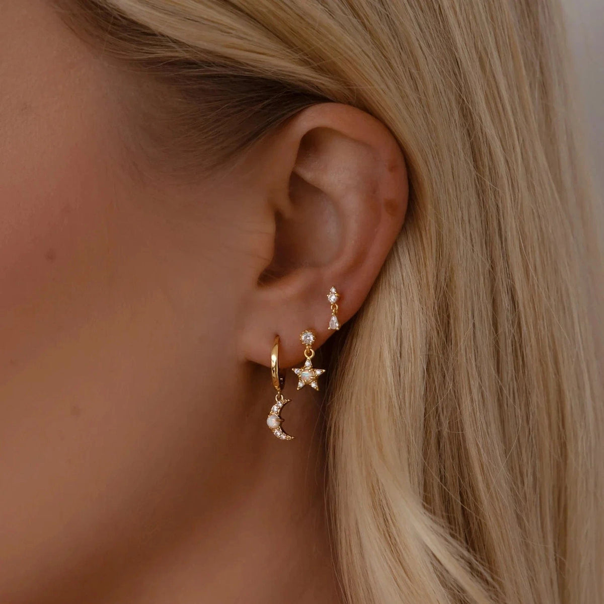 Bohomoon Stainless Steel Lorelai Stud Earrings