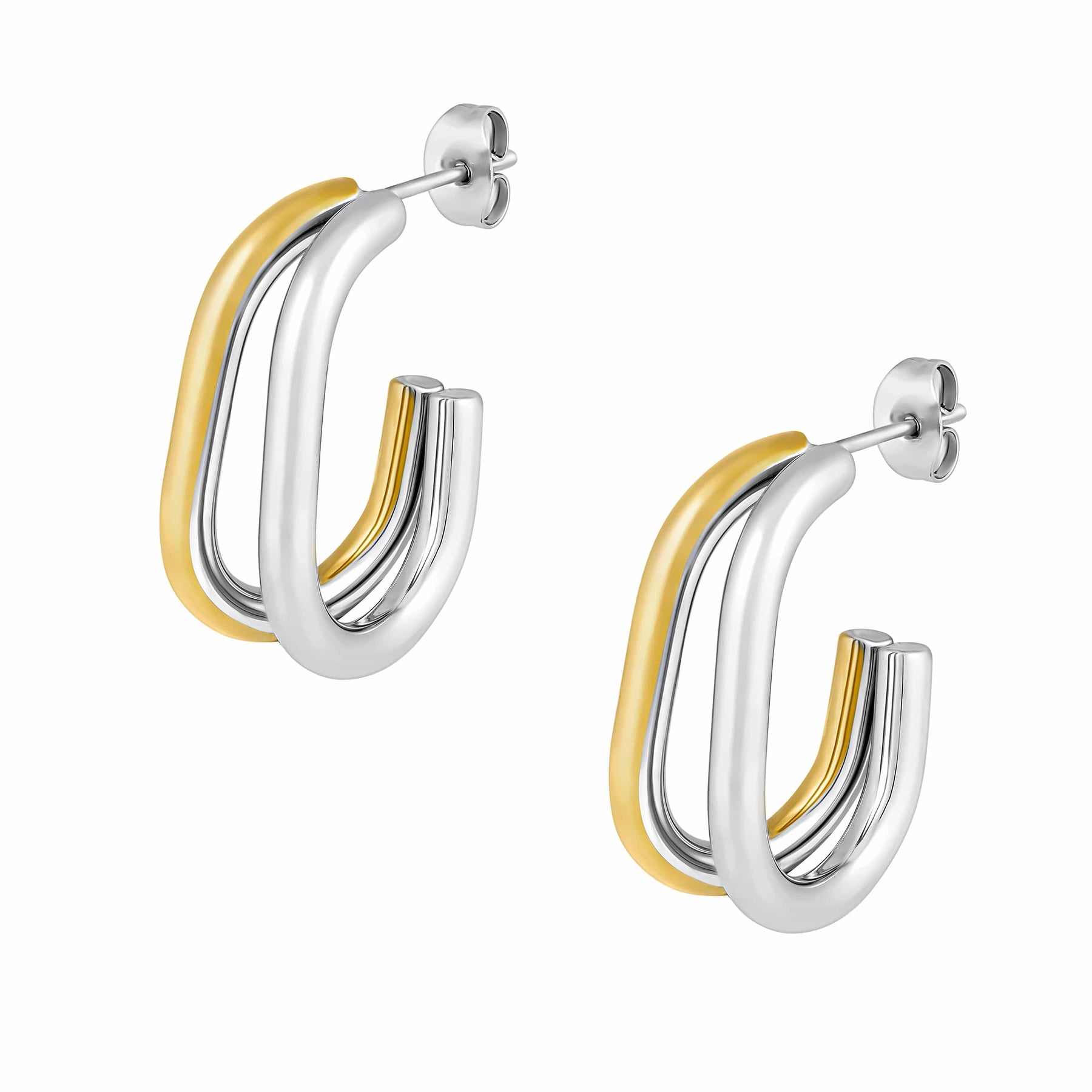 Bohomoon Stainless Steel Lou Hoop Earrings