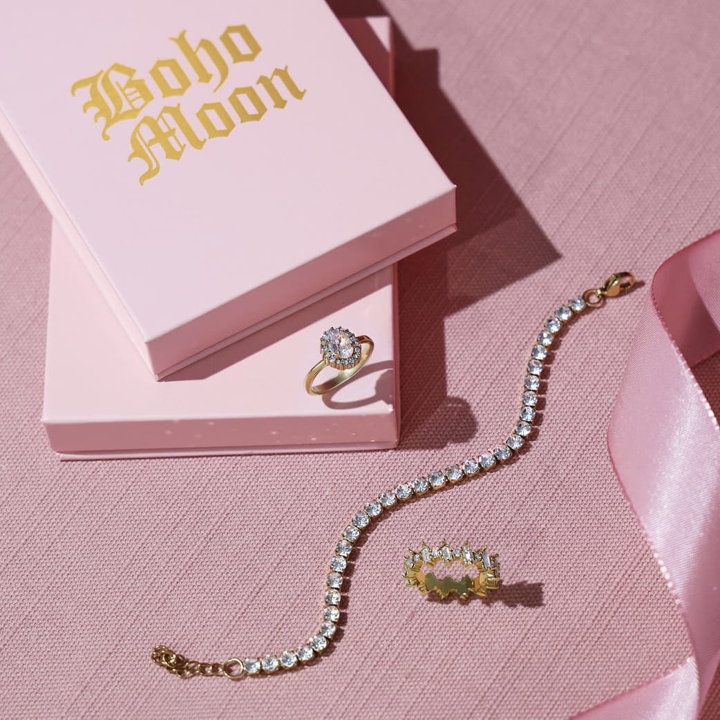 Bohomoon Stainless Steel Louise Tennis Bracelet
