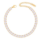 BohoMoon Stainless Steel Louise Tennis Bracelet Gold