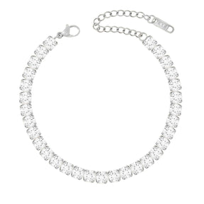 BohoMoon Stainless Steel Louise Tennis Bracelet Silver