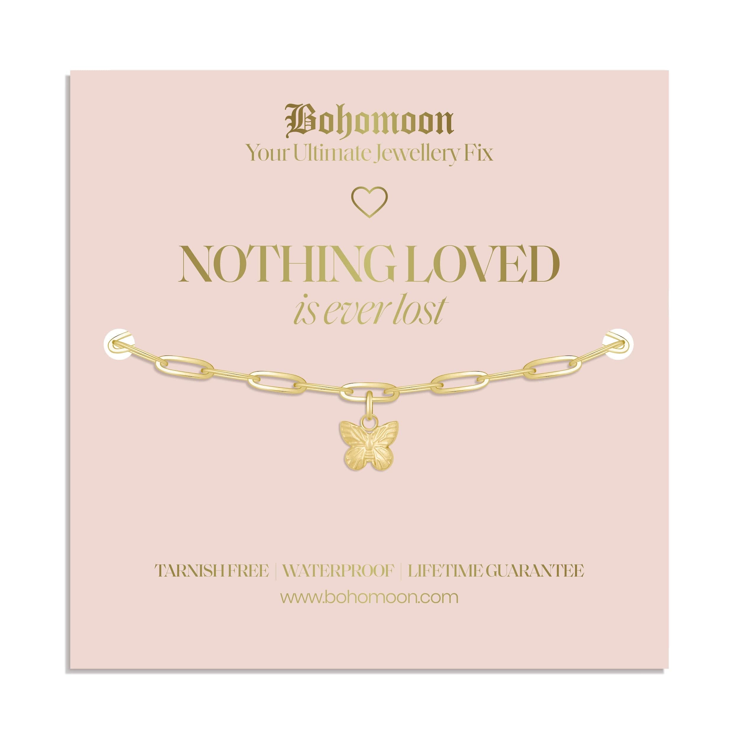 Bohomoon Stainless Steel Loved Not Lost Bracelet