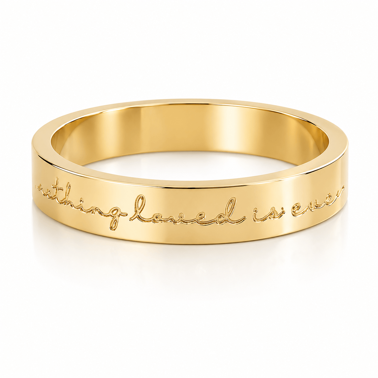 Bohomoon Stainless Steel Loved Not Lost Ring