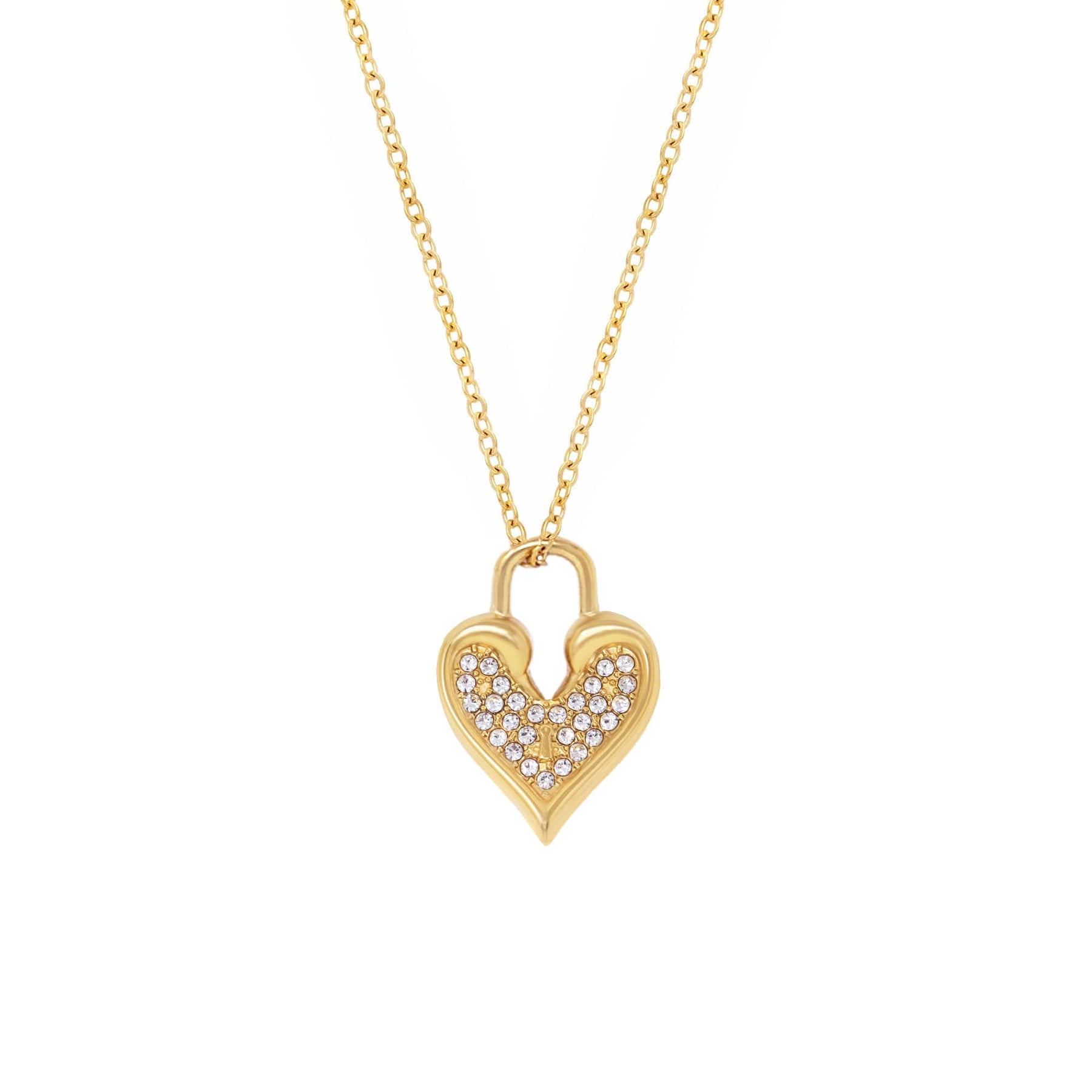 BohoMoon Stainless Steel Lovers Necklace Gold