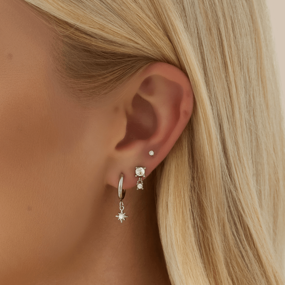 Bohomoon Stainless Steel Lumen Stud Earrings