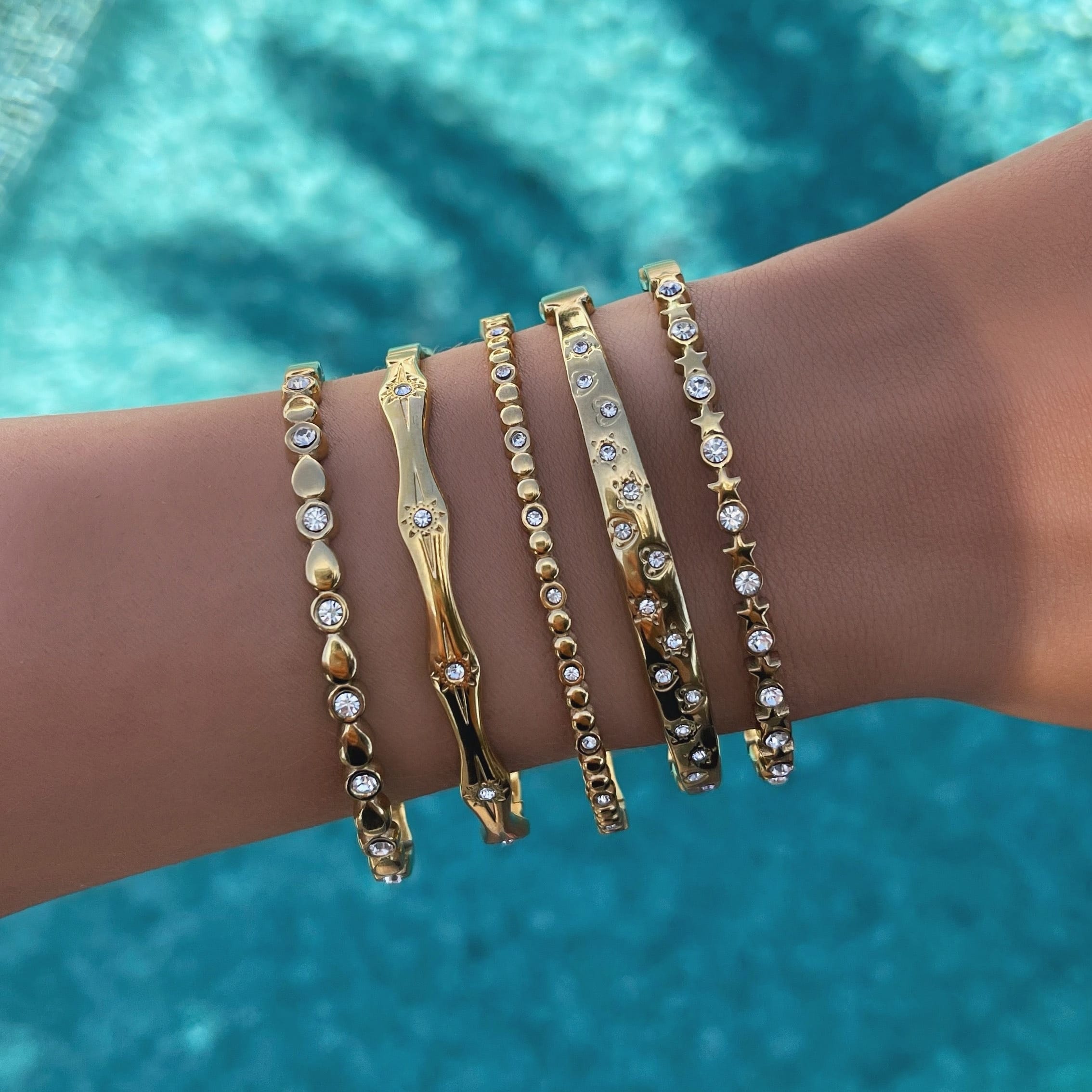 Bohomoon Stainless Steel Lunar Bracelet