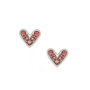 BohoMoon Stainless Steel Lust Stud Earrings Silver